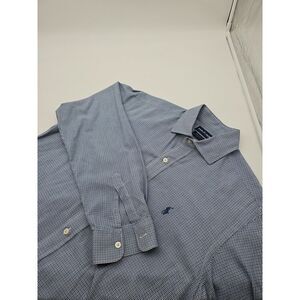 Polo Golf Ralph Lauren Westerton 2 Ply Cotton Blue, Green Check LS Shirt  Medium